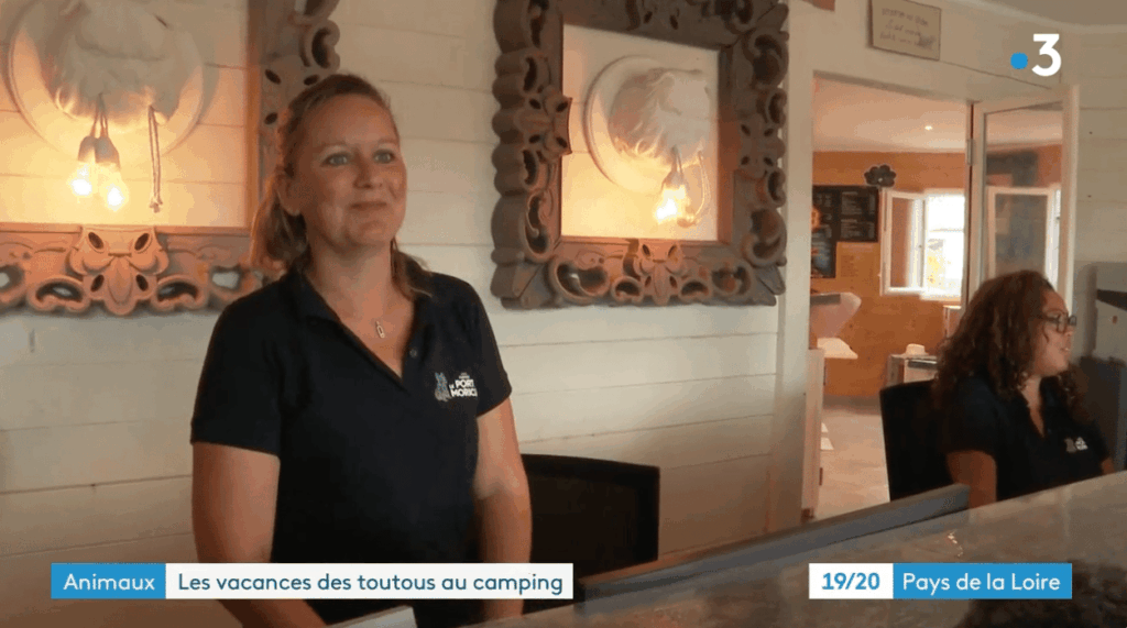 Réception d'un camping en Pays de la Loire.